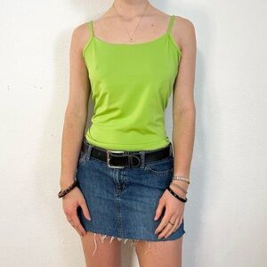 green cami tank